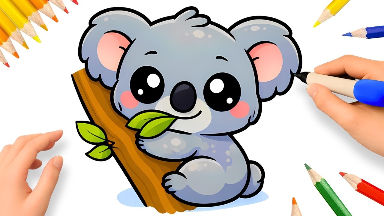COMMENT DESSINER UN KOALA 🐨