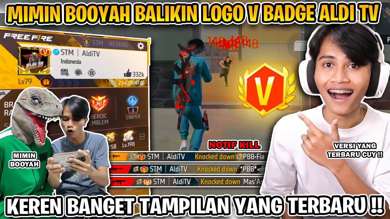 AKHIRNYA LOGO V BADGE ALDI TV BALIK DENGAN TAMPILAN TERBARU !! KEREN BANGET COY 😎🔥