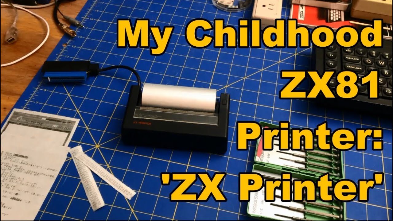A Rare 80's Spark Printer: Exploring My Childhood ZX Printer