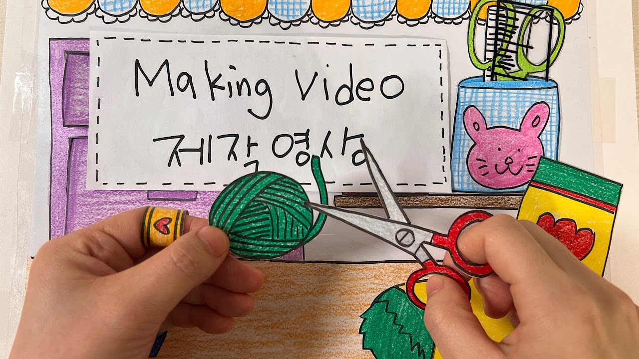 [Paper DIY ASMR ] Making Paper Socks & Sewing ✂️ (양말 바느질 메이킹 영상) #paperasmr #종이놀이 #satisfying