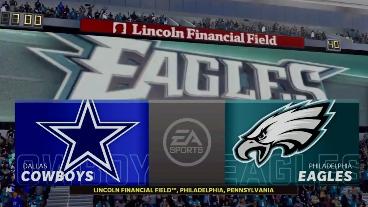 (PS4)Madden 22 Eagles vs Cowboys