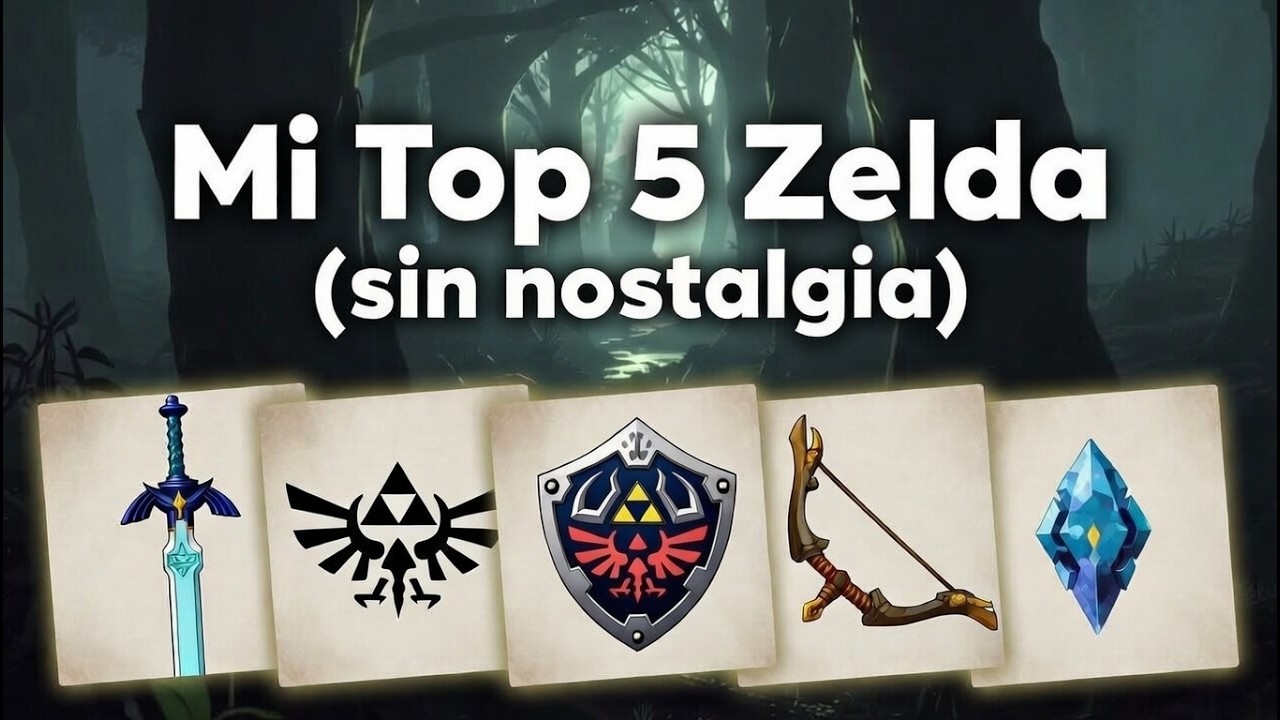 MI TOP 5 ZELDA (SIN NOSTALGIA) – 40 AÑOS DE THE LEYEND OF ZELDA