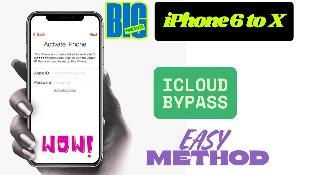 Hello Bypass iPhone 6 to iPhone X Free Method 2025 / By Unlocktool