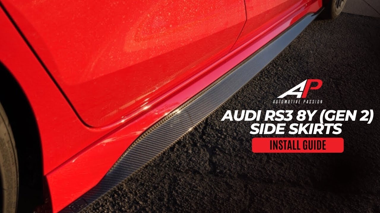 AUDI RS3 8Y SIDE SKIRT INSTALL GUIDE | AUTOMOTIVE PASSION