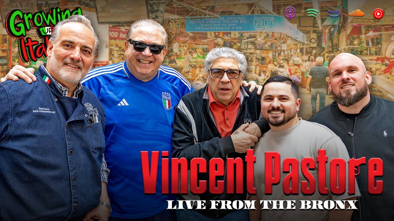 Vincent Pastore Live from Arthur Avenue with Chef Dave Greco Talking Growing Up Italian