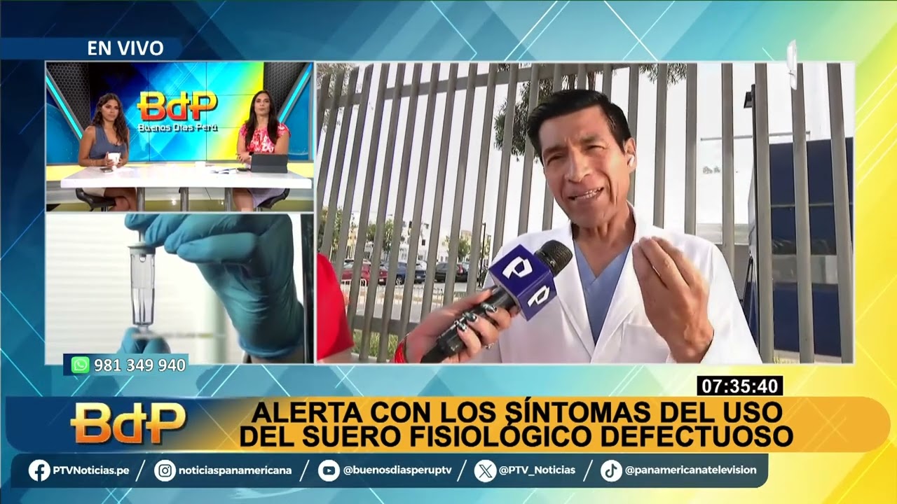Marco Almerí sobre casos de suero defectuoso: “Hubo una hiper concentración de sodio”