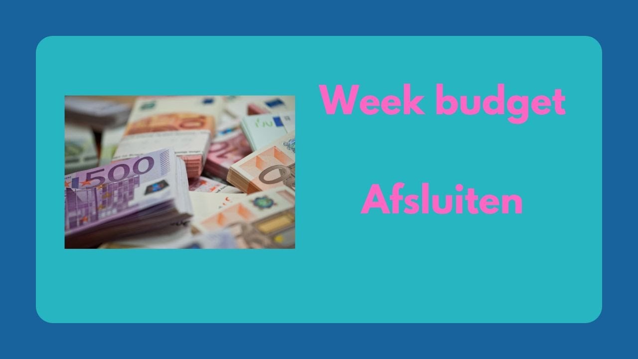 Budget | Week 4  en mijn dobbelstenen zijn zoek