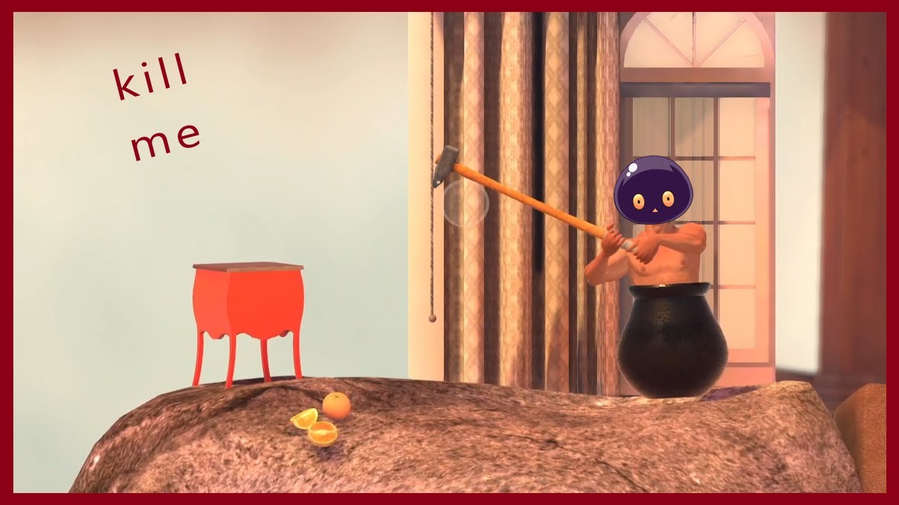 Getting a 15 Minute Speedrun of Getting Over It While Having Never Played It