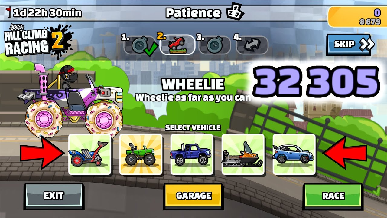 Hill Climb Racing 2 - 32305 points in PATIENCE Team Event