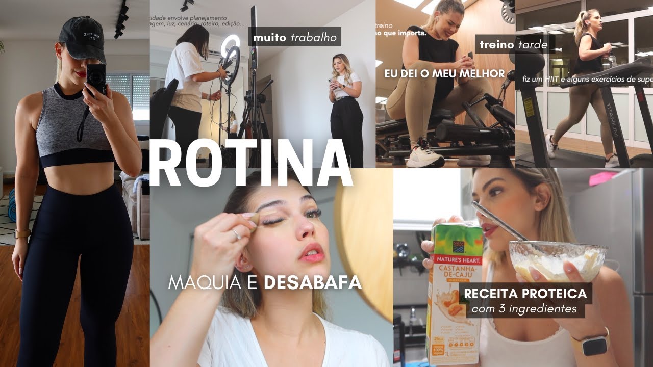 ROTINA REAL | TRABALHO, CUIDANDO DA CASA, TREINO TARDE E RECEITA PROTEICA