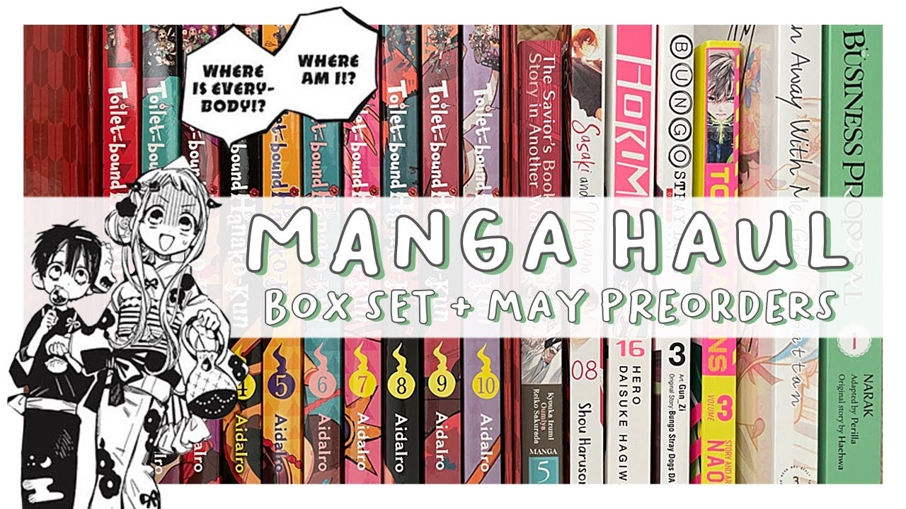 may manga haul | TOILET-BOUND HANAKO-KUN BOXSET + MORE