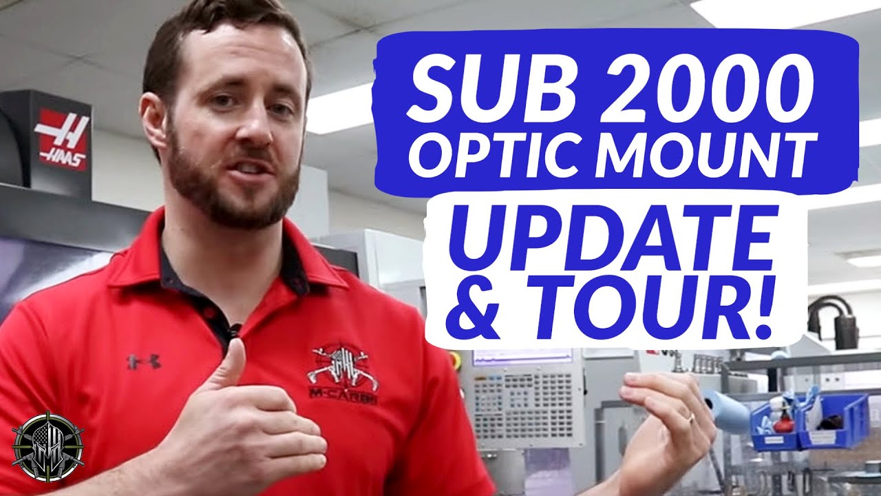 M*CARBO SUB-2000 Optic Mount – Production Update & Machining Tour