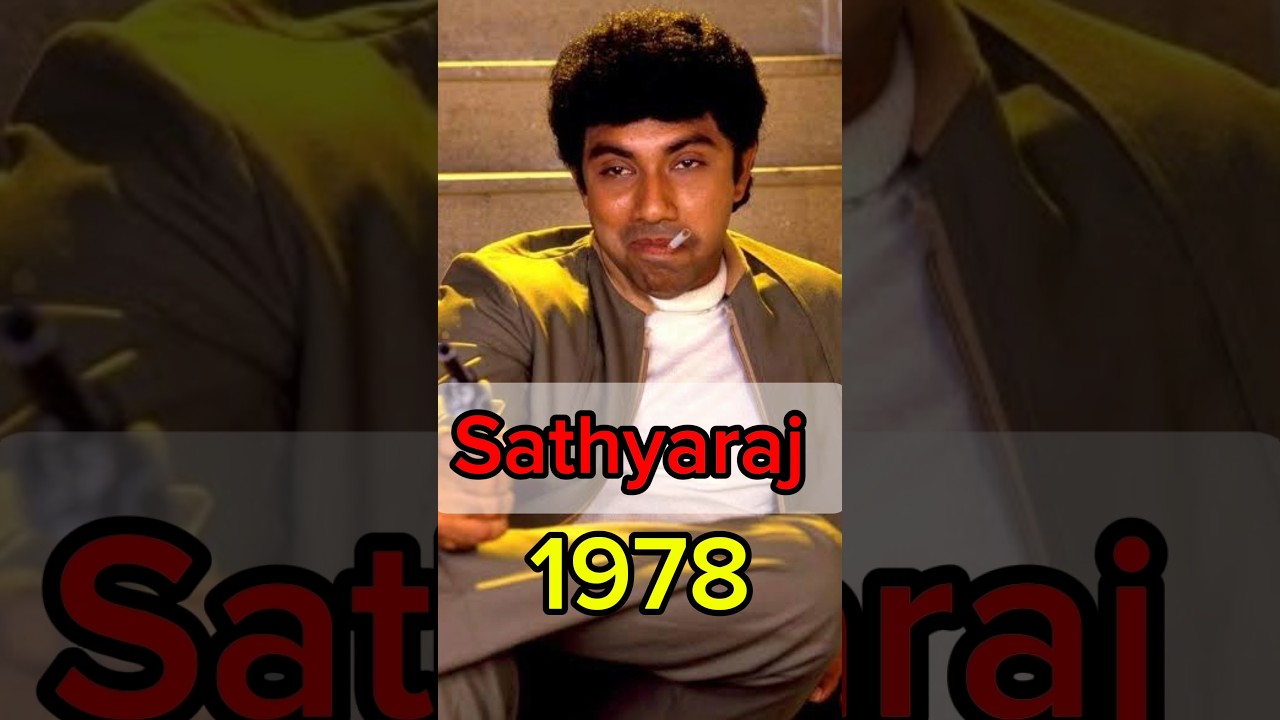 Sathyaraj (1954-2025) Age Transformation #sathyaraj #coolie #shortvideo