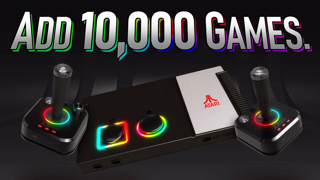Atari Gamestation Pro SUPER SD EXPANSION! | Add Console & Arcade Games!