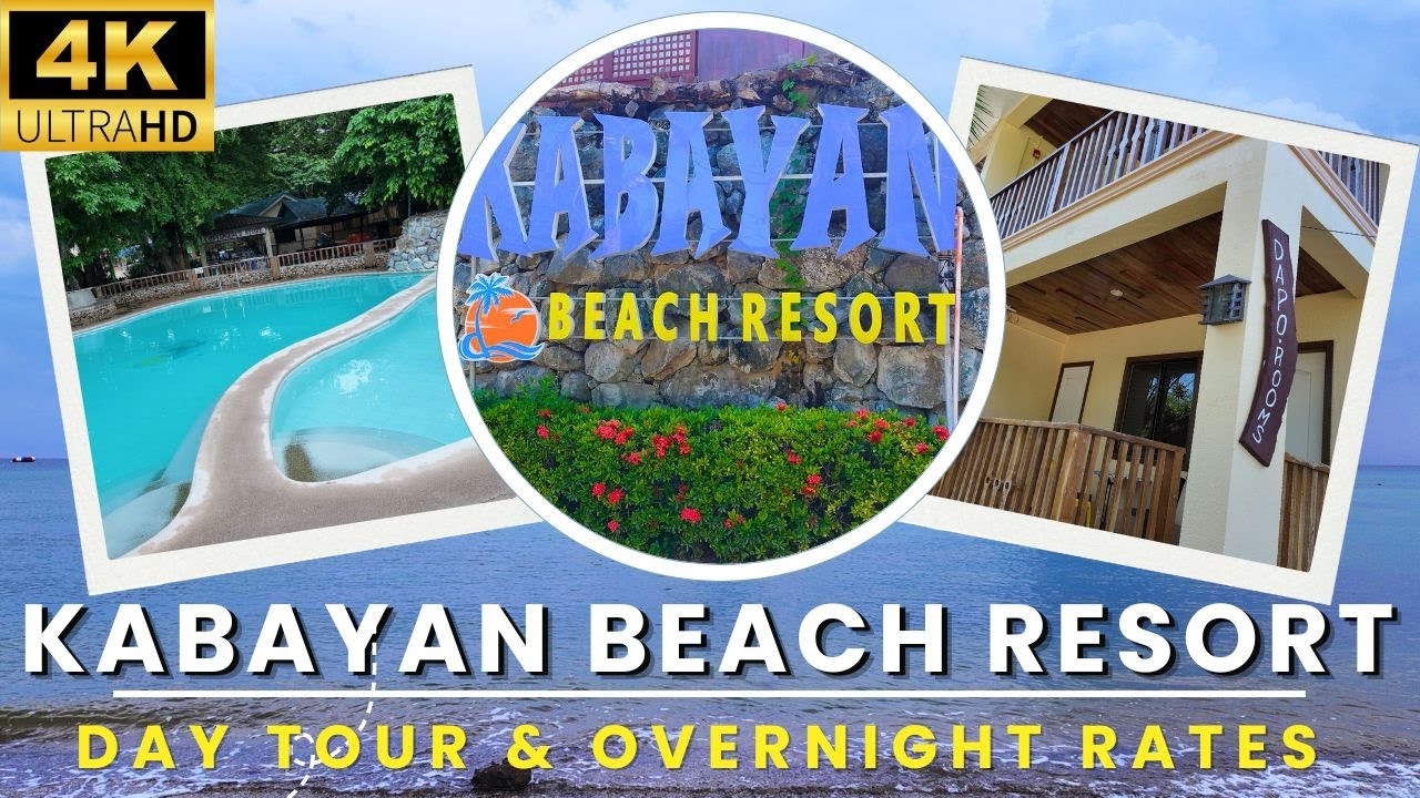 Kabayan Beach Day Tour and Overnight Room Rates, Beach Front Resort in San Juan Batangas