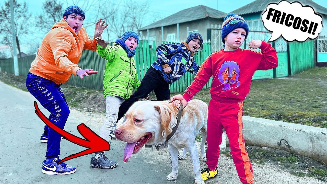 🆘Băieții ATACAȚI de UN C&Acirc;INE😨/ Au Fost MUȘCAȚI?