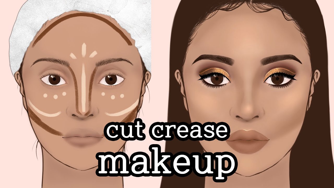 컷크리즈 메이크업 애니메이션 / Cut crease Makeup Animation