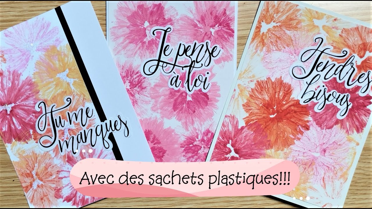 Tutoriel Carterie: Des fleurs avec un sachet plastique!
