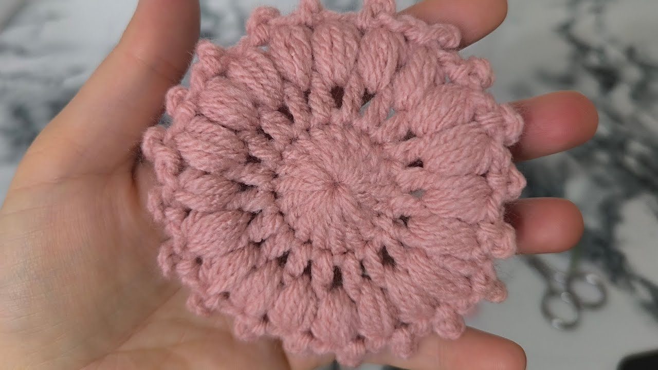 Çok Beğenilen Yuvarlak Motif 🌸 | Tığ İşi Anlatımlı