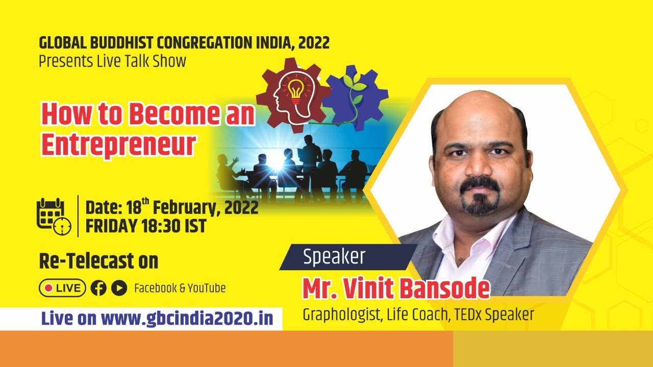 How to Become an Entrepreneur by Vinit Bansode, Graphologist, Life Coach, TEDx Speaker