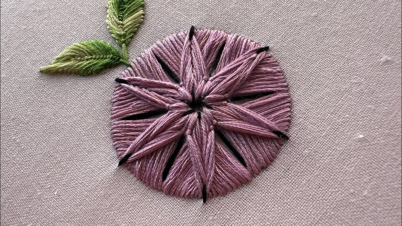 Very easy centre hand embroidery design |#embroidery | embroidery 