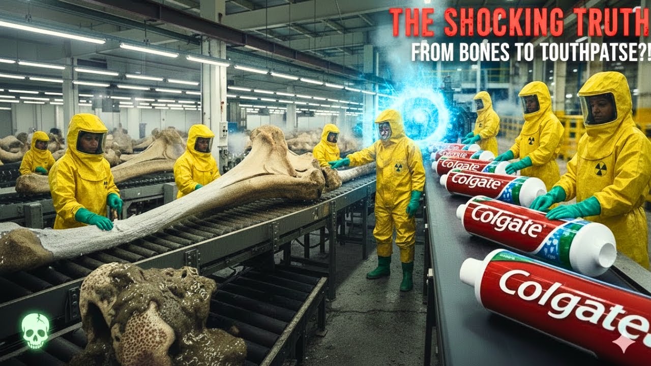 How Toothpaste Is Made in a Modern Factory — From Animal Bones to Toothpaste | Full Process