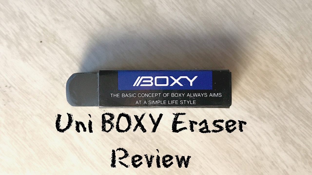 Uni Boxy Eraser Review