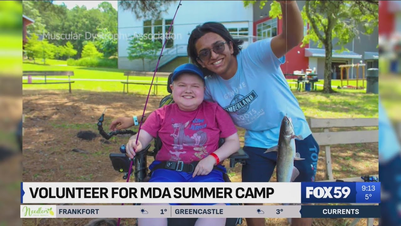 Volunteer for Muscular Dystrophy Association summer camp