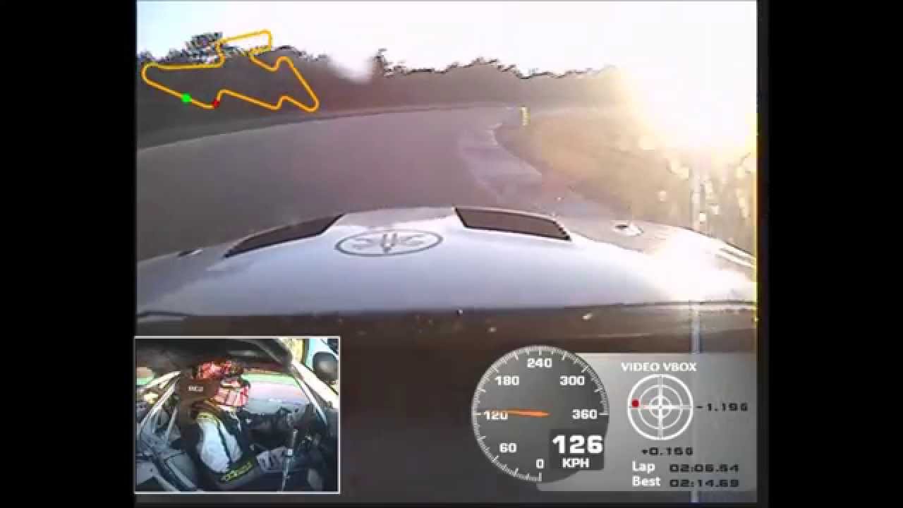 BMW Z4M GTR fastest lap onboard at Brno Circuit with old tires