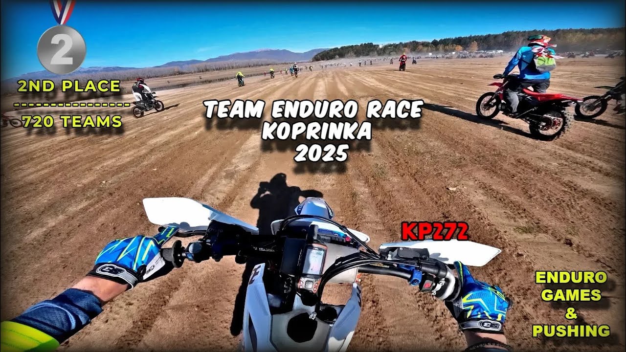 Team Enduro Race Koprinka 2025 - THE KINGS - 2nd place - FULL POV 4K