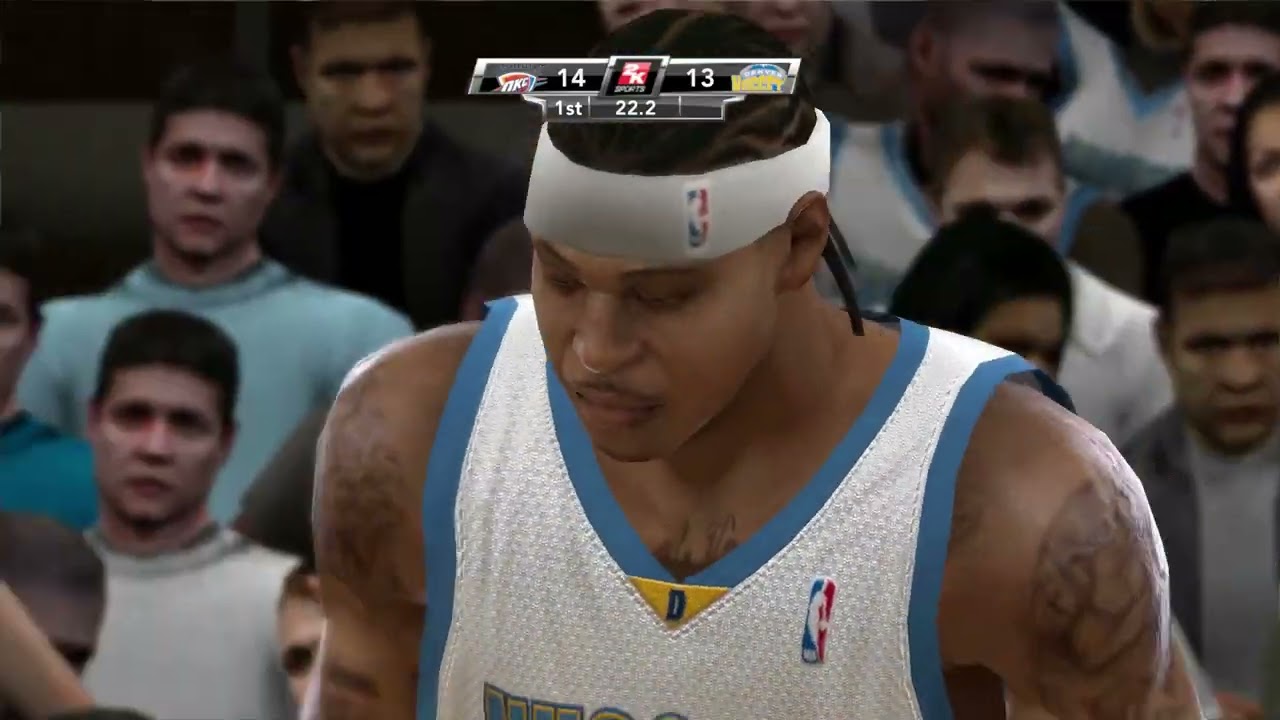 NBA 2K9 PC Gameplay Oklahoma City Thunder vs. Denver Nuggets