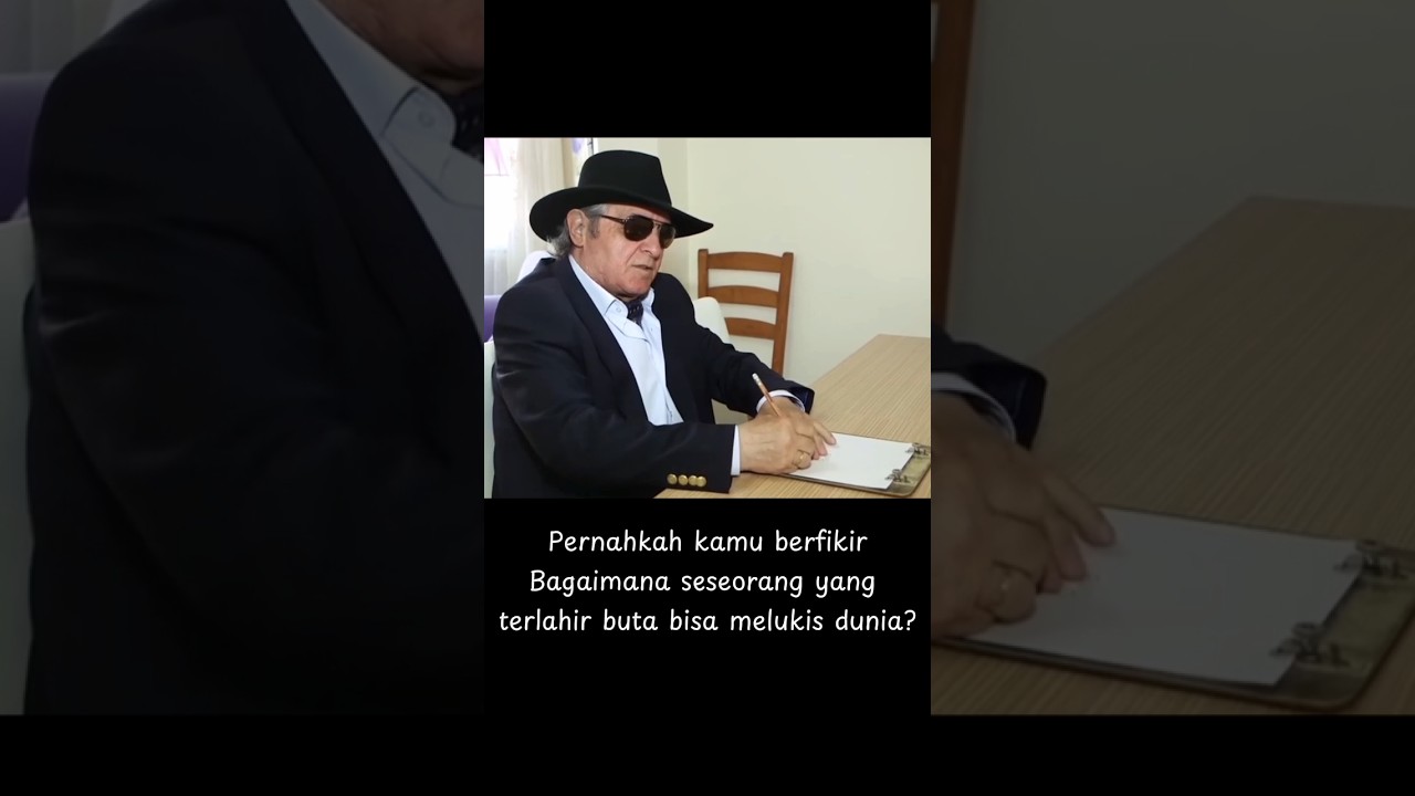 Pelukis Tunanetra Eşref Armağan 🇹🇷 #turkey #art #EnggisArtchives #shortvideo
