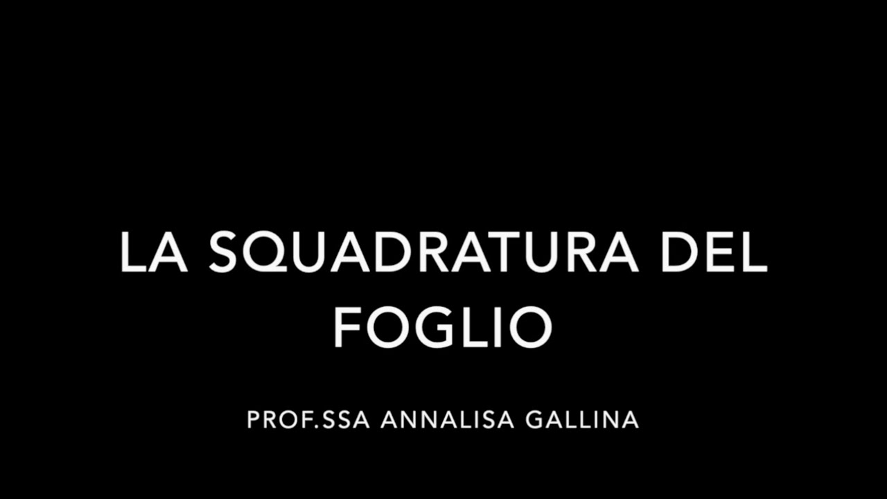 La squadratura