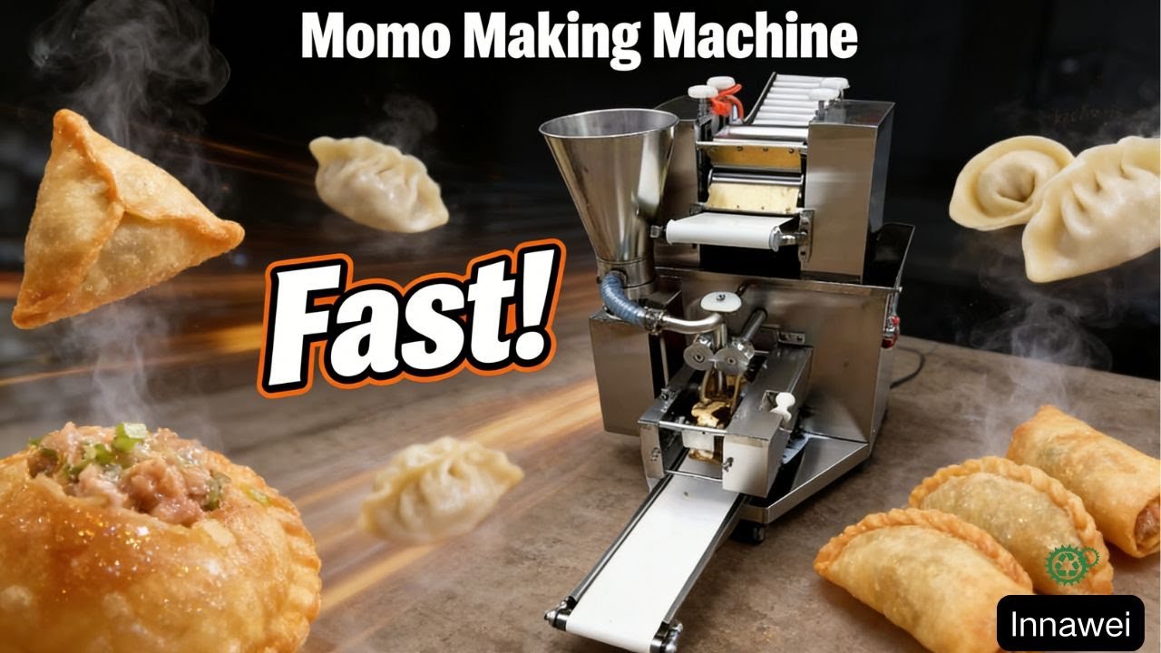 Dumpling making machine Momo making machine Lumpia production machine Popiah Samosa making machine