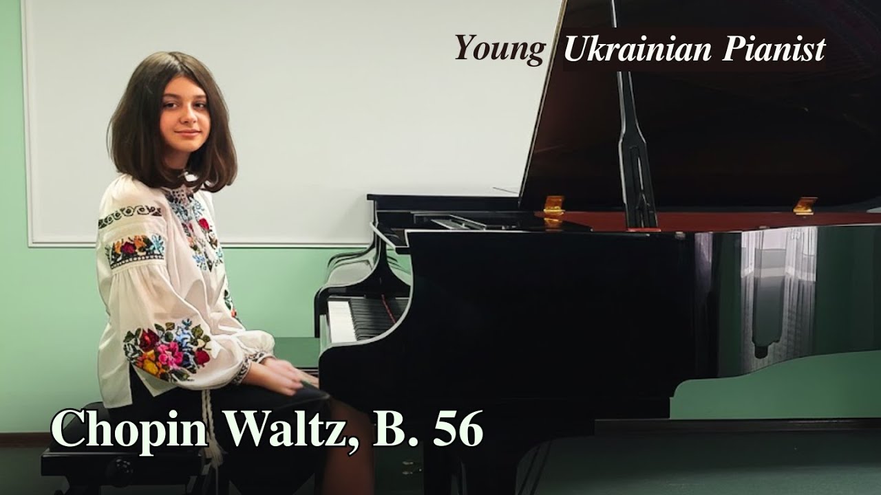 Chopin Waltz in E Minor – A Charming Performance by a Young Ukrainian Pianist