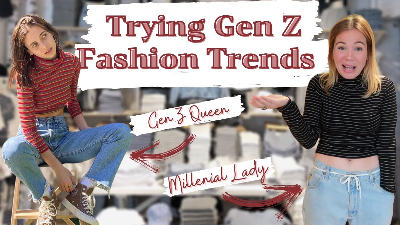 Millennial Tries Gen Z Fashion Trends // (Tik Tok & Emma Chamberlain Inspired)