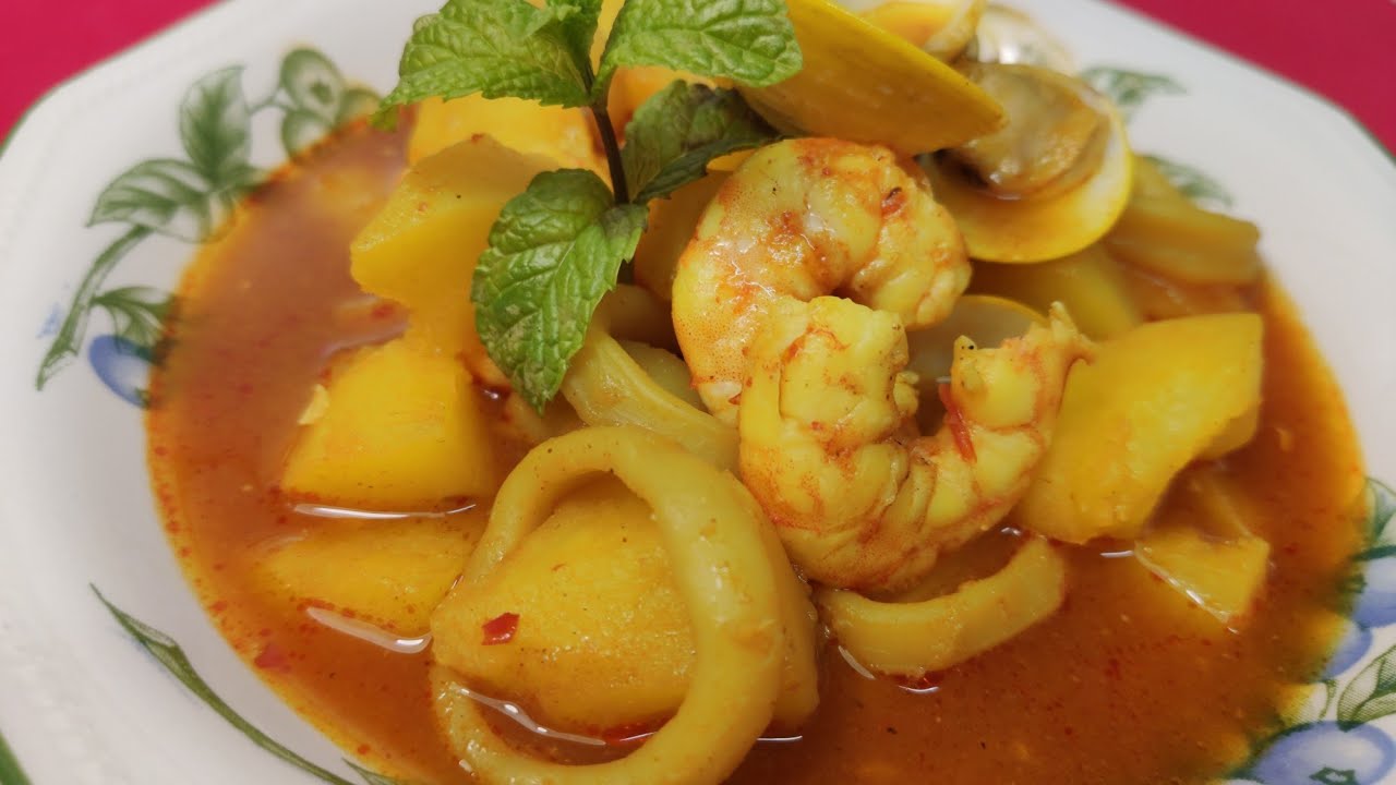 Guiso de patatas a la marinera 🍲🥔🦐 #comohacer #recetasfaciles