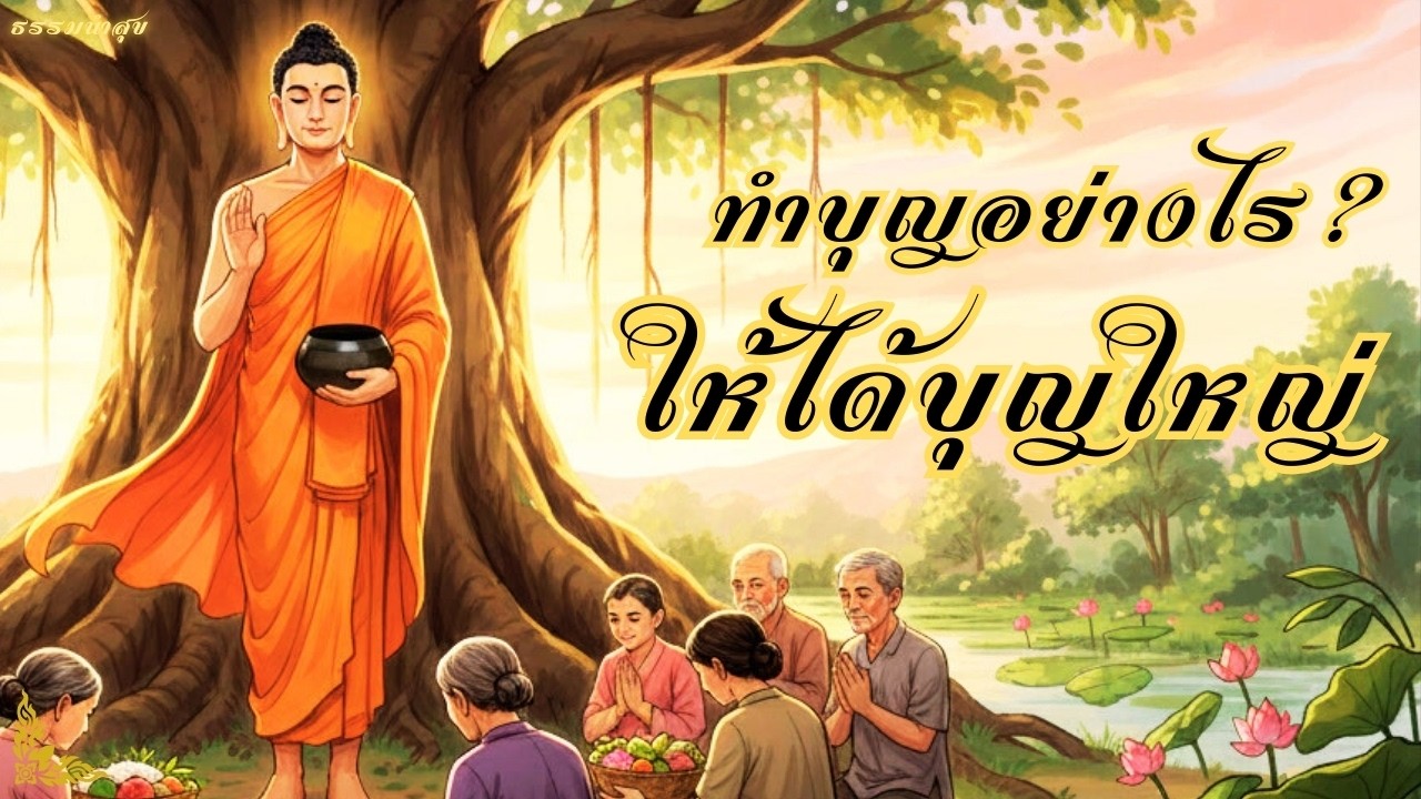 ทำบุญอย่างไรให้ได้บุญมาก? เคล็ดลับสร้าง 