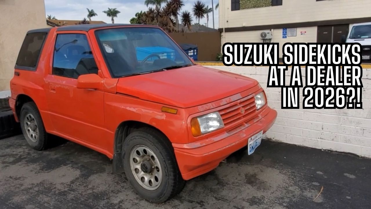 Suzuki Sidekick & Vitara for sale at same Car Dealer in 2026?! What timeline is this 😂
