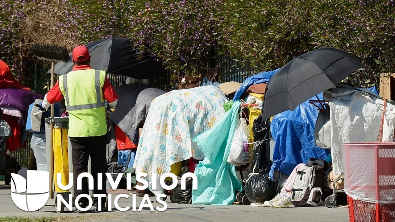 Este campamento de indigentes: el reflejo de una crisis en Los Ángeles