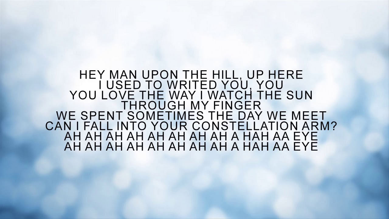 MAN UPON THE HILL - STARS RABBIT (LYRIC)