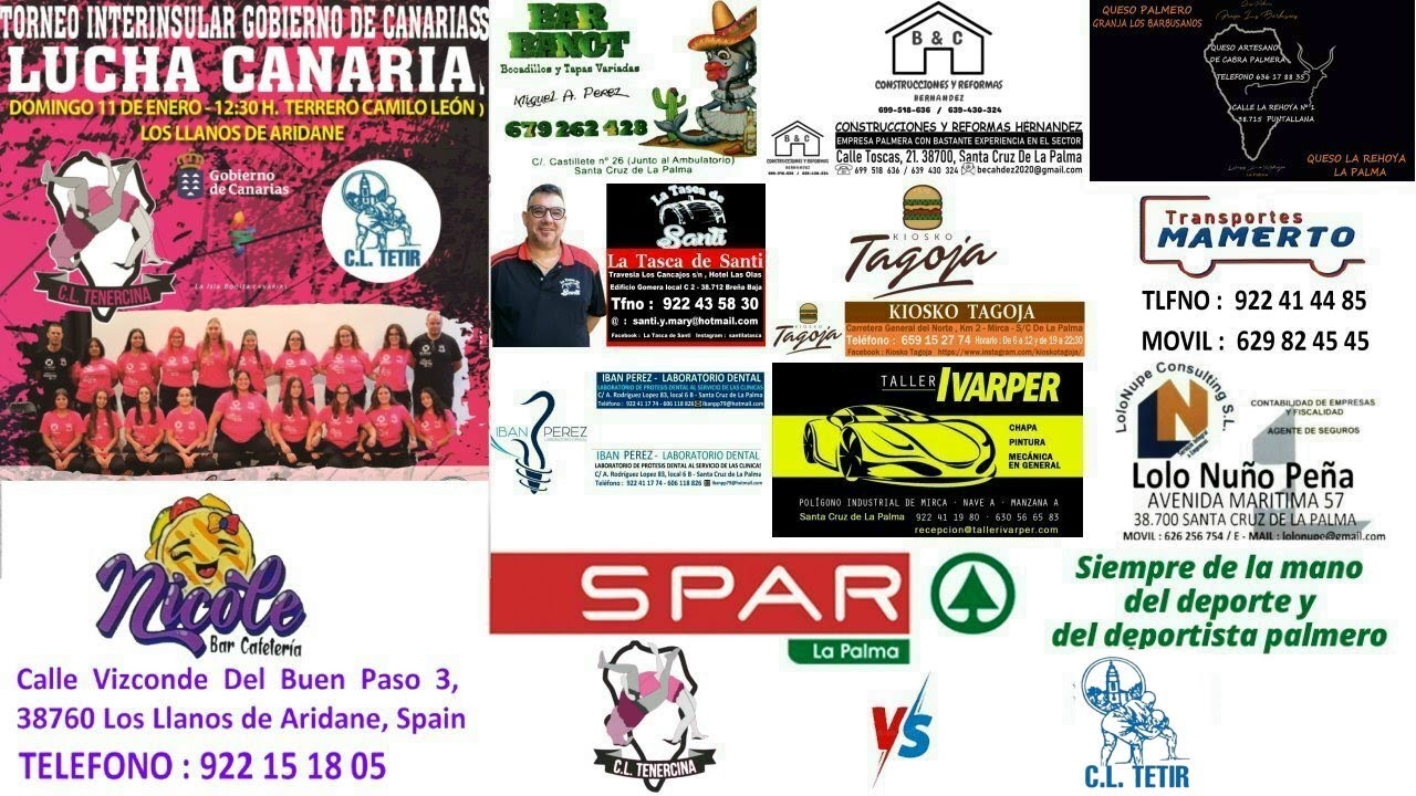DIRECTO | CL. TENERCINA LA PALMA - CL. UNION TETIR - 9ª JOR. TORNEO INTERINSULAR GOBIERNO CANARIAS
