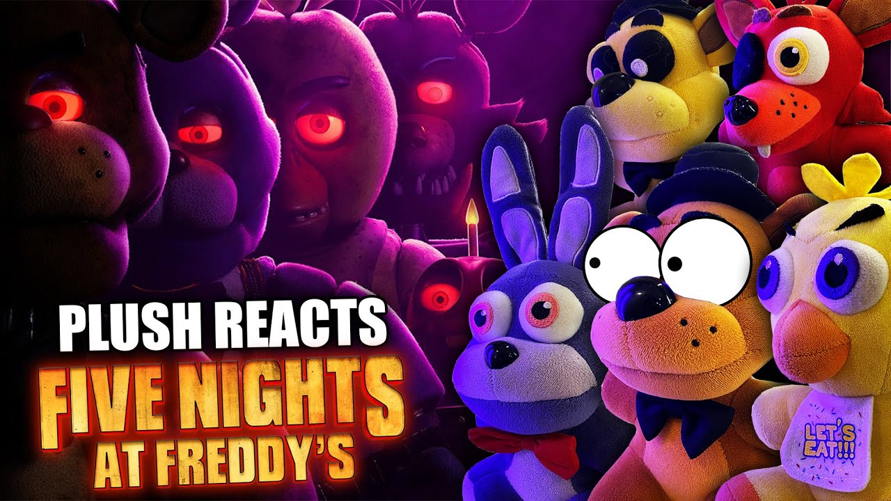 Реакция плюшевых игрушек FNAF на трейлер фильма «Пять ночей у Фредди»