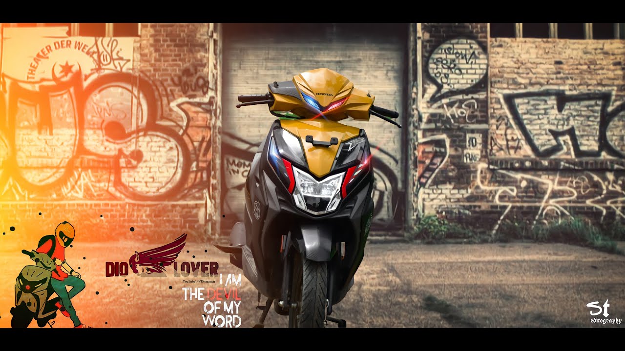 Модификация Honda Dio в стиле 2021k || Honda Dio модифицированный || Dio модифицированный ||@grap...