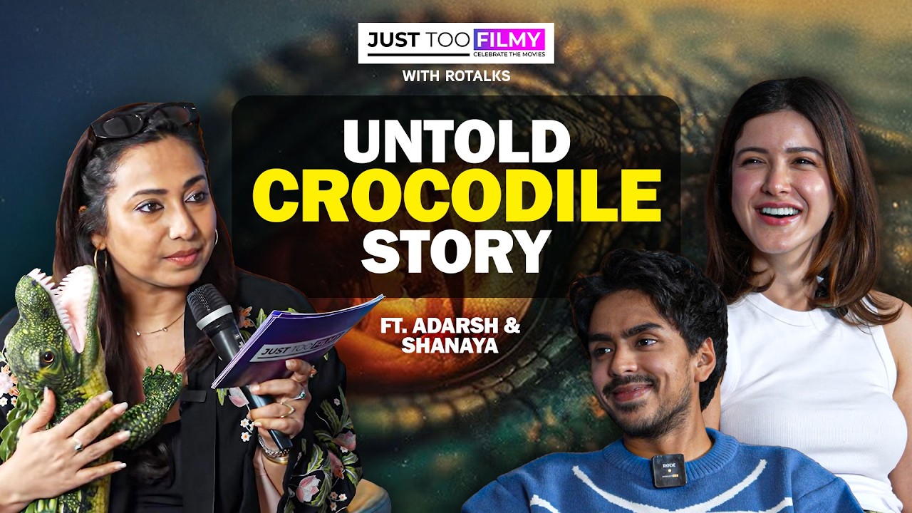 Adarsh & Shanaya Reveal Their Crocodile Experience | Tu Yaa Main Cast Unfiltered Interview