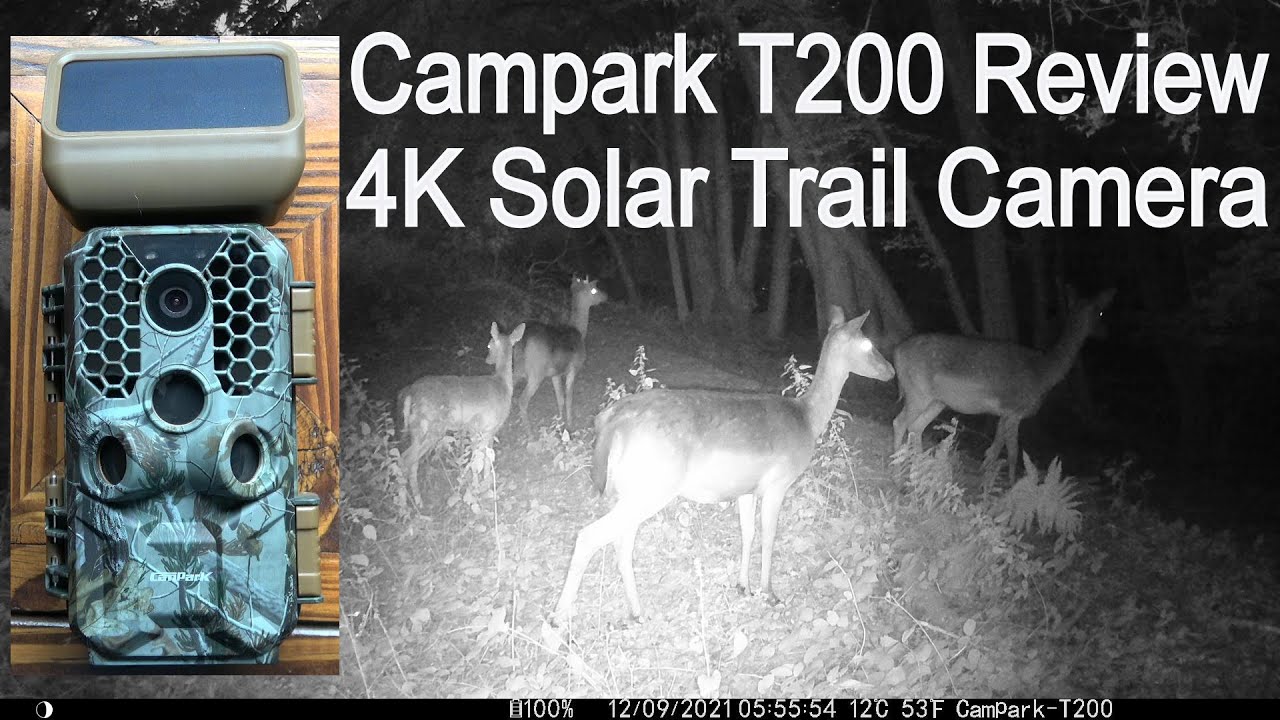 Campark T200 Solar Powered 4K Digital Trail Camera Review, Unboxing and Demonstration