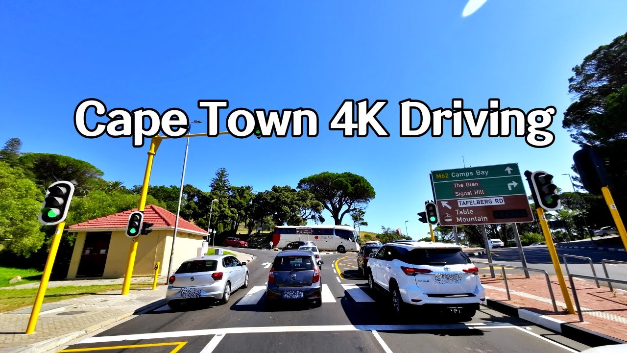 [4K] Cape Town 4K Driving the best scenic coastal road From CBD to Camps Bay
