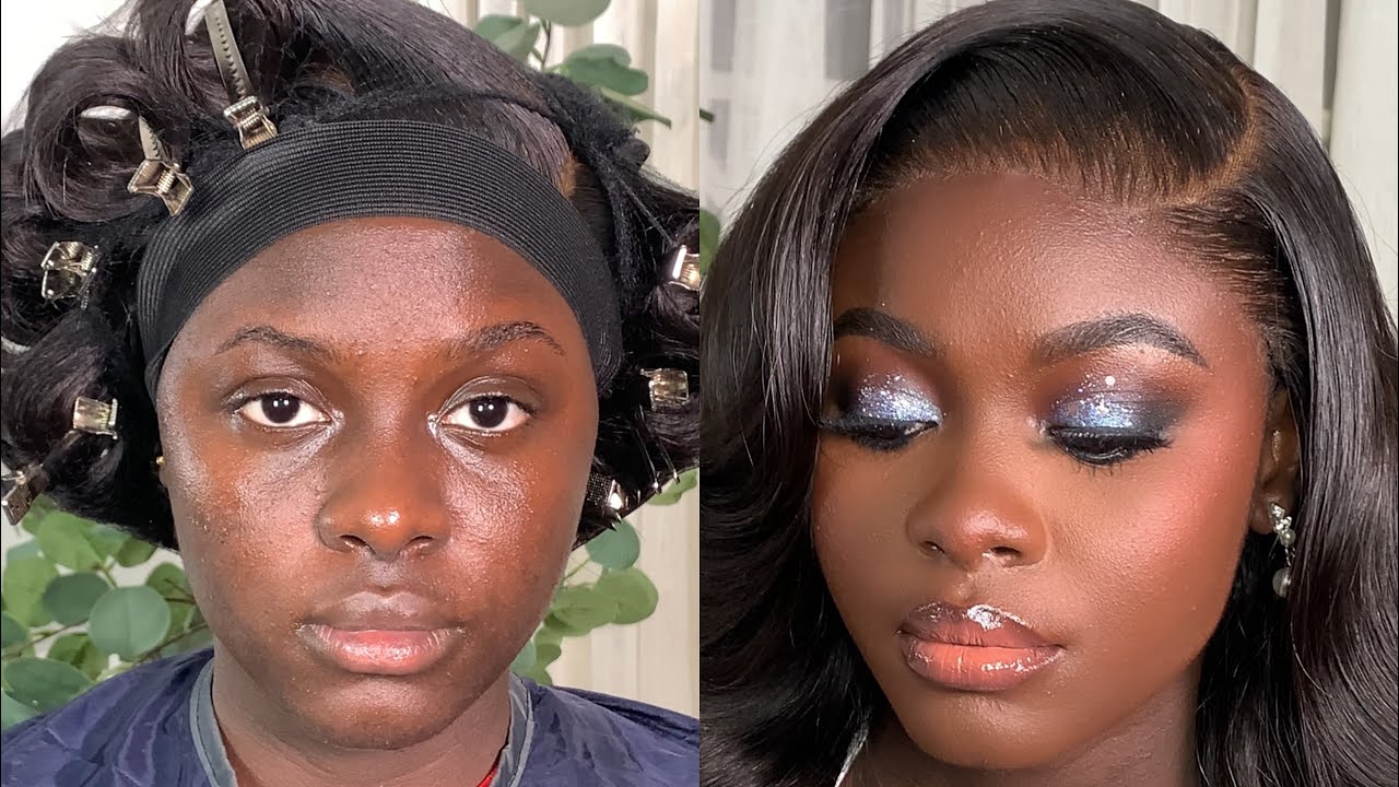 SOFT BLACK GIRL MAKEUP 