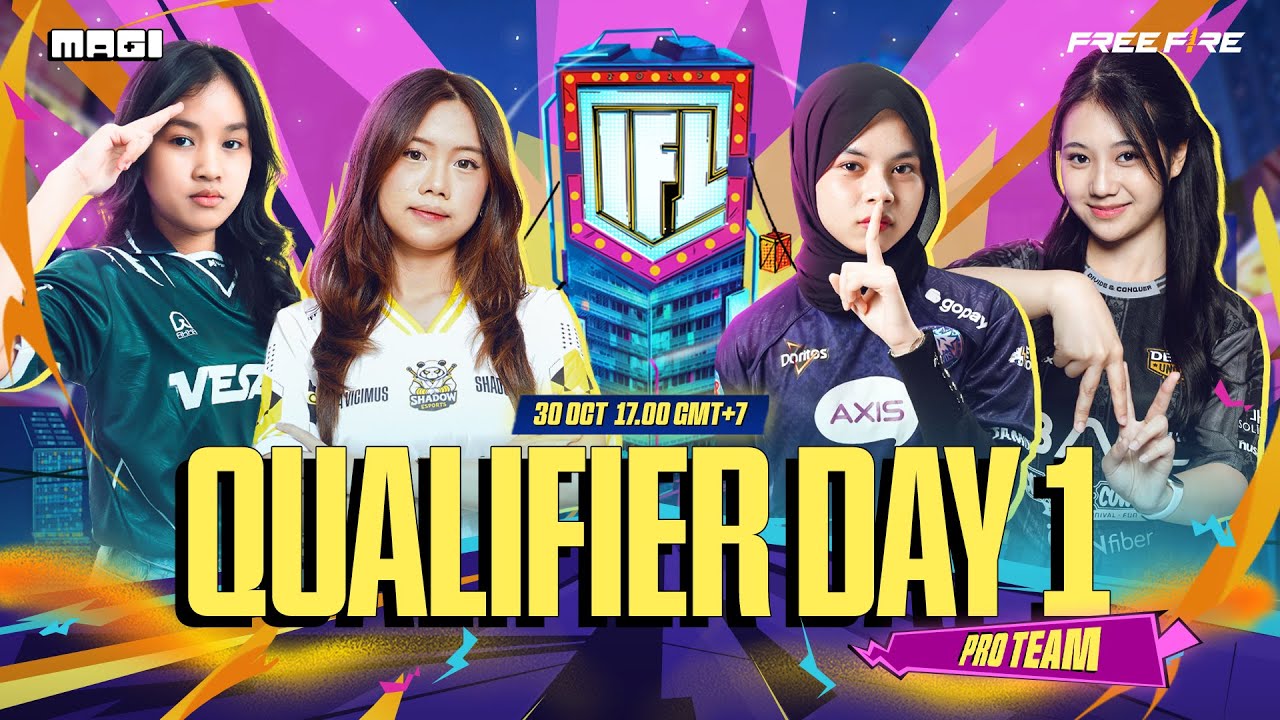 🔴 IFL SEASON 3: PRO TEAM - QUALIFIER DAY 1 | Free Fire