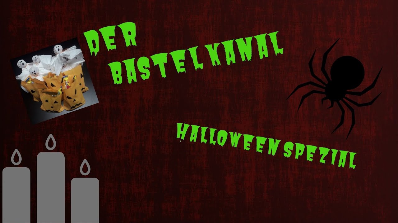 Halloween Süßigkeiten Verpacken Lolligeister Kürbistüten DIY basteln Halloween Spezial